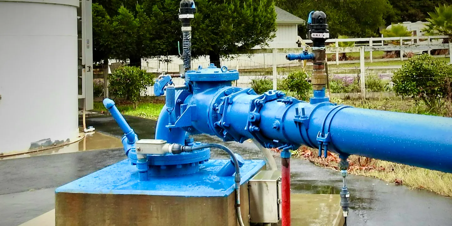 Well piping and monitoring equipment for Cormit water systems